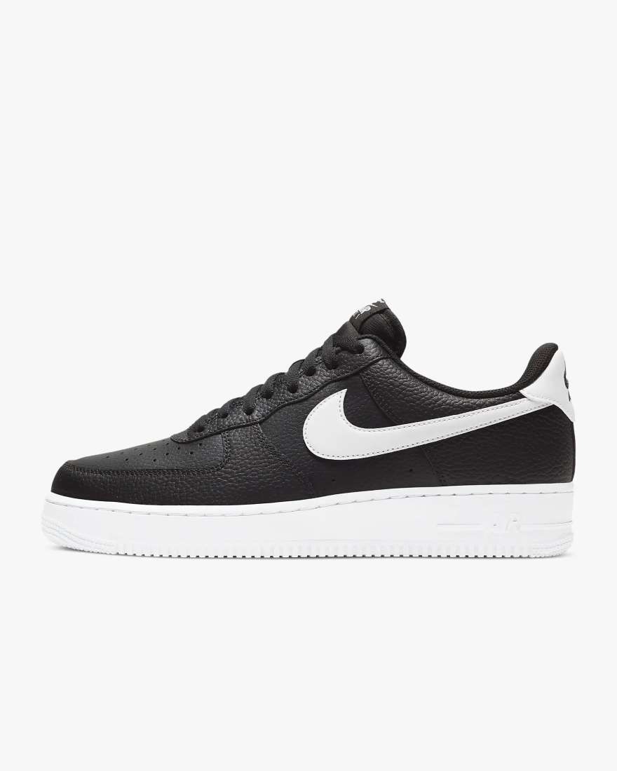 nike air-force black and white man shoes